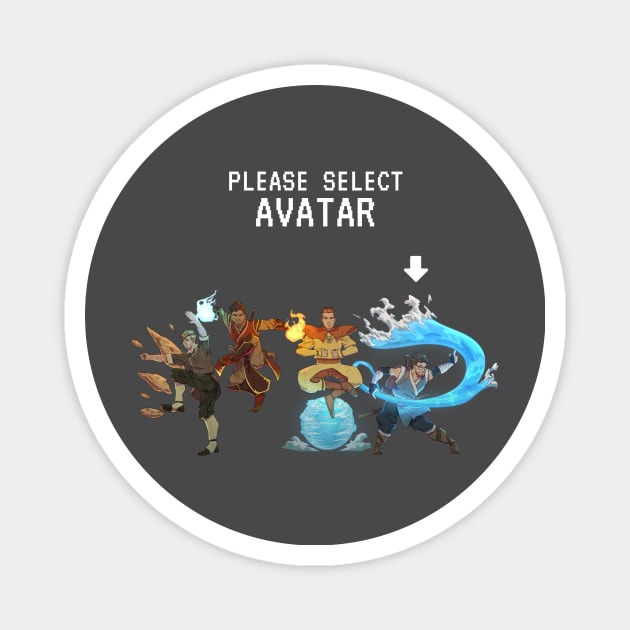 Character Choice: Water Avatar Magnet by RJ Tolson's Merch Store